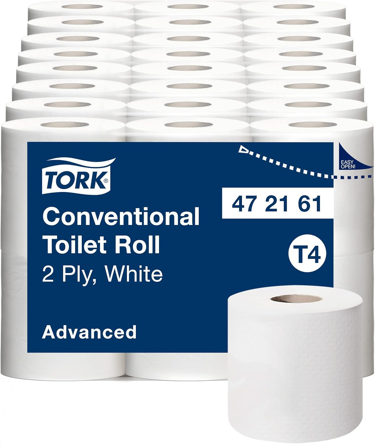 Papel higiénico Tork Small Roll White T4, Advanced, 2 capas, 48×200 hojas, 472161