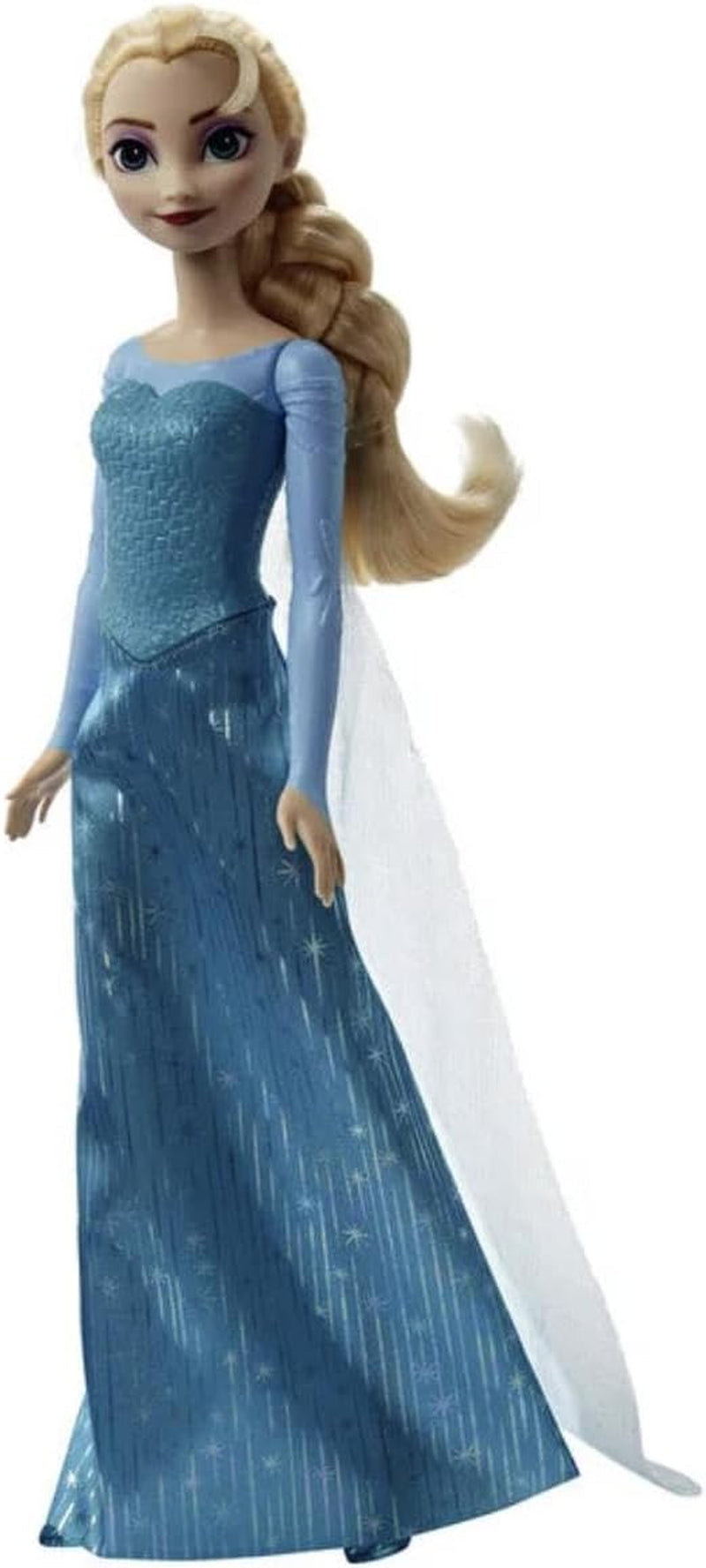 Mattel Muñeca Disney La Reina De Hielo Elsa, Muñeca La Reina De Hielo, Pelo Rubio Peinado, Muebles, Zapatos Desmontables, Regalos Disney, Juguetes 3 Años, HLW47 Naty Shop Muñecas
