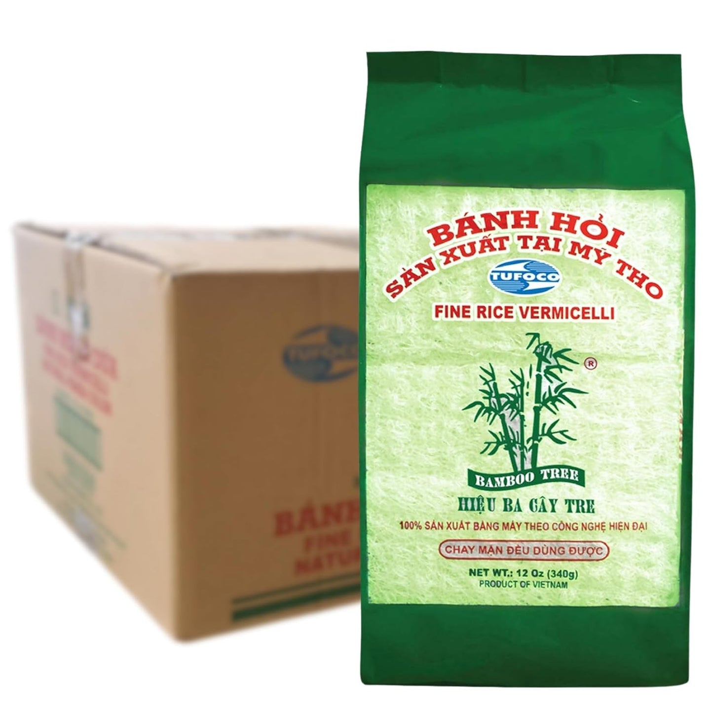 ÁRBOL DE BAMBÚ - Fideos de arroz frescos - 1 x 400g