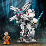 LEGO Star Wars X-Wing Mech de Luke Skywalker, ladrillos de juguete coleccionables, aventura de acción, idea de regalo para niños y niñas creativos a partir de 6 años 75390 Juegos de construcción Besuche den LEGO-Store