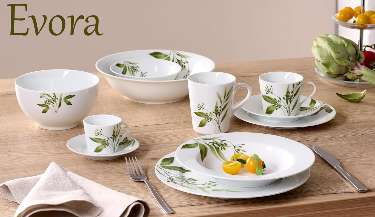 Servicio de café Ritzenhoff & Breker Evora, 18 piezas, porcelana