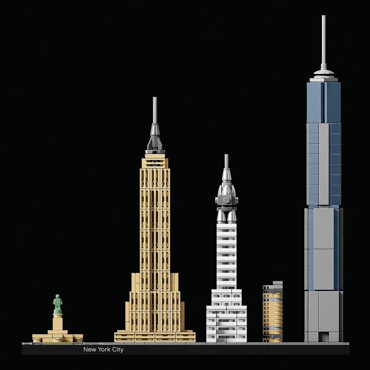 LEGO Architecture Set de la Ciudad de Nueva York, Kit de Modelo Skyline con World Trade Center y Estatua de la Libertad, Manualidades para Adultos, Decoraciones para el hogar y la Oficina, Regalos para Mujeres y Hombres 21028 Juegos de construcción Besuche den LEGO-Store