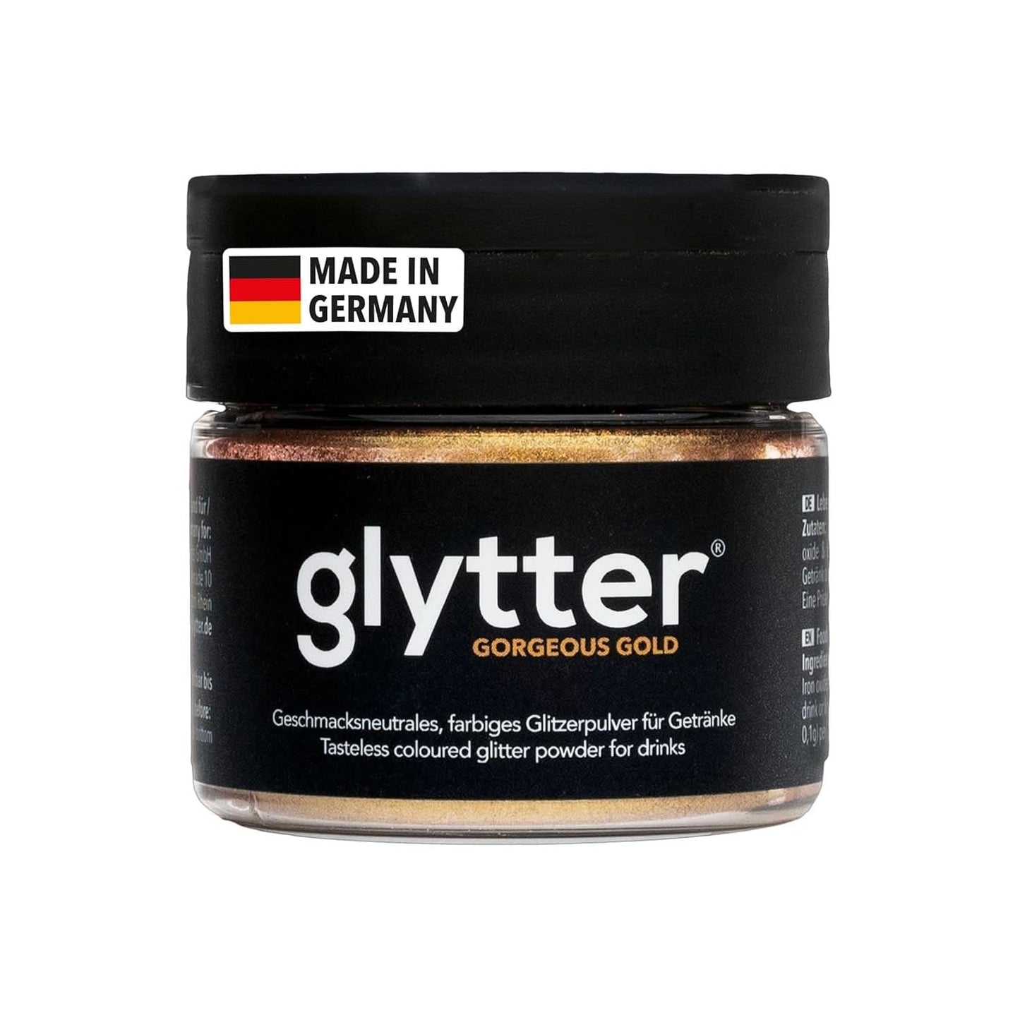 Glytter, Purpurina Comestible para bebidas y líquidos, 10 gramos Glitter Naty Shop