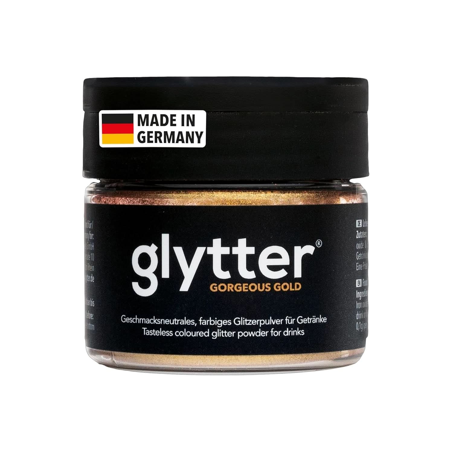 Glytter, Purpurina Comestible para bebidas y líquidos, 10 gramos Glitter Naty Shop