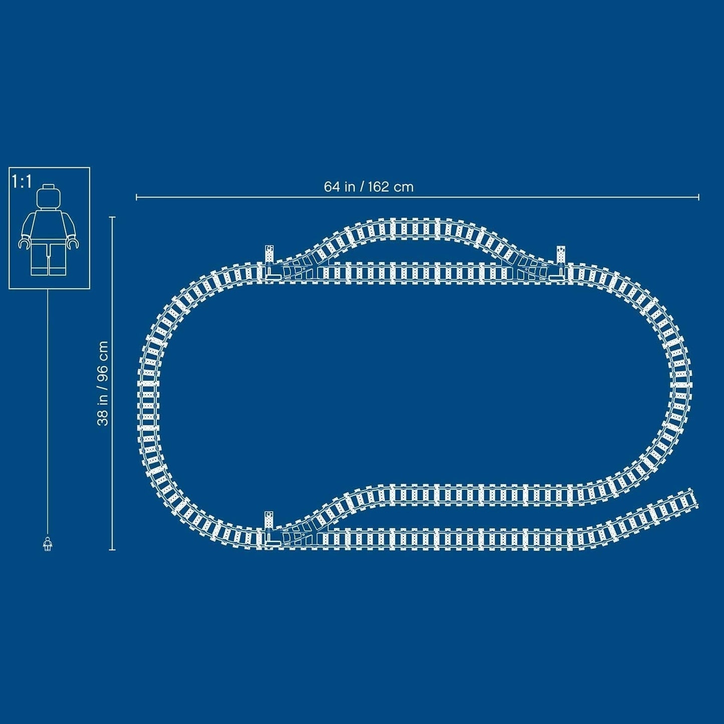 LEGO 60205 City Tracks Set de Expansión de 20 Piezas para Niños Set de Juguetes para Niños y Niñas Juegos de Construcción Besuche den LEGO-Store