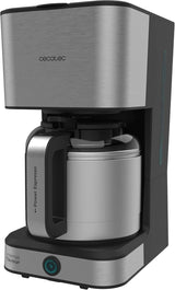 Cecotec Cafetera de goteo Coffee 66 Drop & Thermo, 950 W, 1,2 L, 10 tazas, tecnología ExtremeAroma, función antigoteo, indicador de nivel de agua, filtro principal reutilizable, protección contra sobrecalentamiento