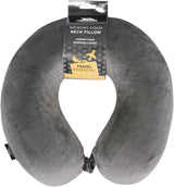 Trespass Memow Almohada viscoelástica para el cuello con funda desenfundable, gris Each Almohadas ortopédicas cervicales Naty Shop