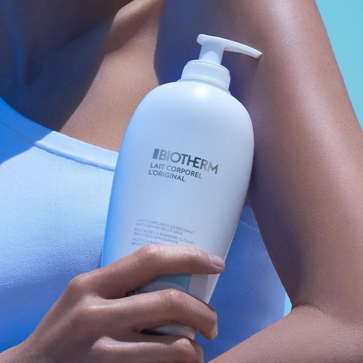 Biotherm Lait Corporel L'Original, Loción corporal hidratante con plancton, 400 ml Cosmética y Belleza Naty Shop