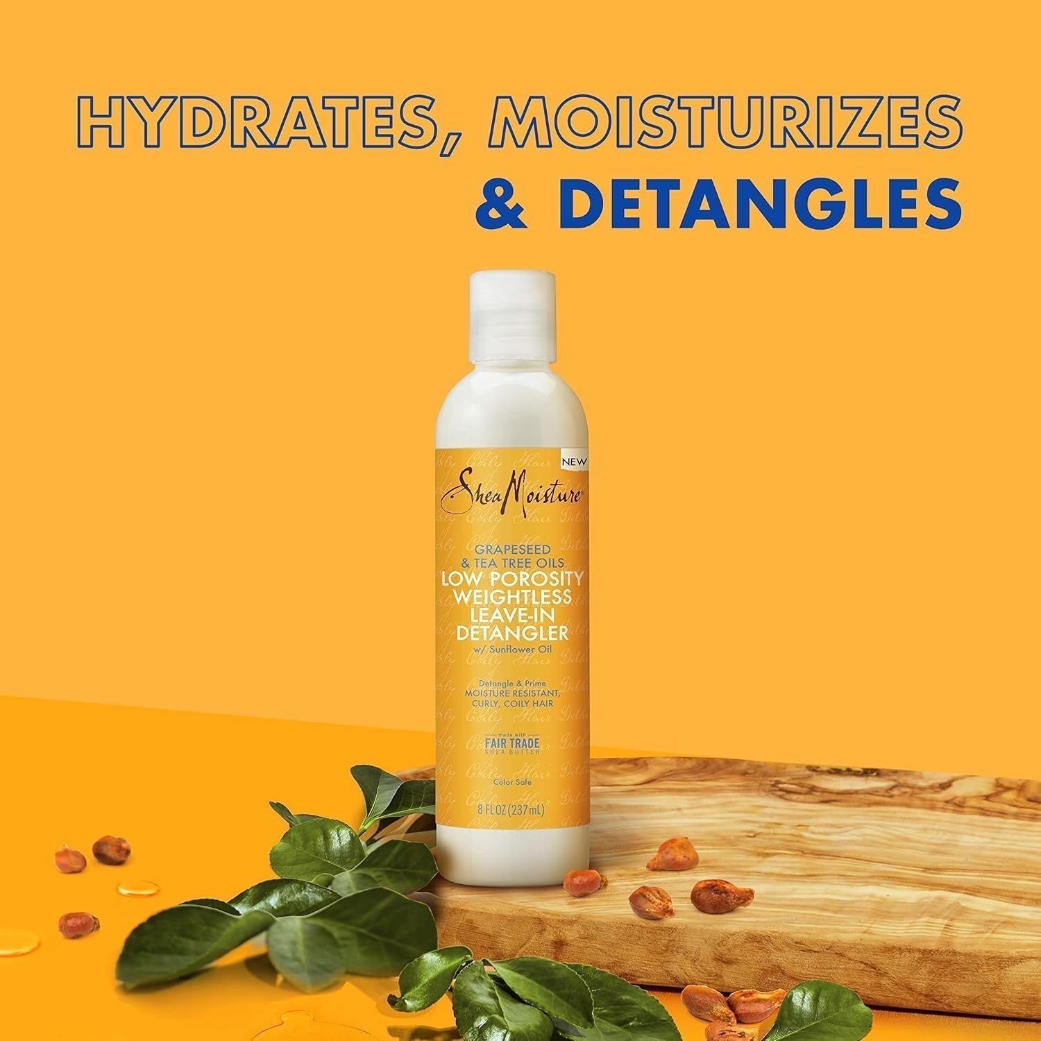 Producto Desenredante Hidratante Sin Peso Botella 237ml Para Cabello Rizado/Ondulado Productos Desenredantes Naty Shop