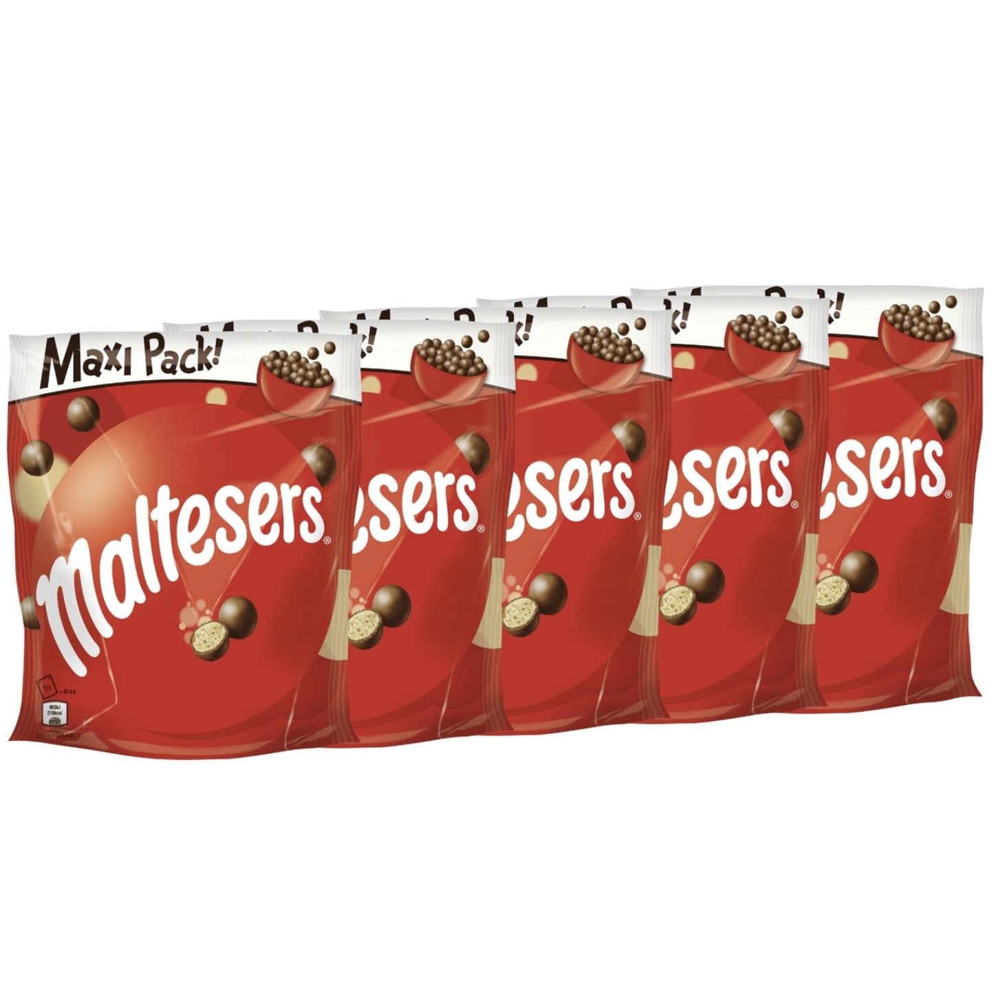 Maltesers, bolas de chocolate con un centro crujiente y ligero, aireado, snack de chocolate, 1 paquete (1 x 300 g)