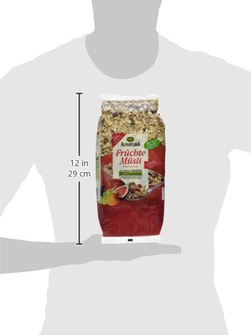 Muesli con frutas ecológicas, 750g