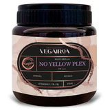 VEGAIROA - No Yellow Plex Mask - Mascarilla neutralizante para tonos amarillos y naranjas - Cuidado hidratante - Pigmento morado - Producto capilar vegano profesional - Mascarilla capilar Naty Shop 275g Título predeterminado