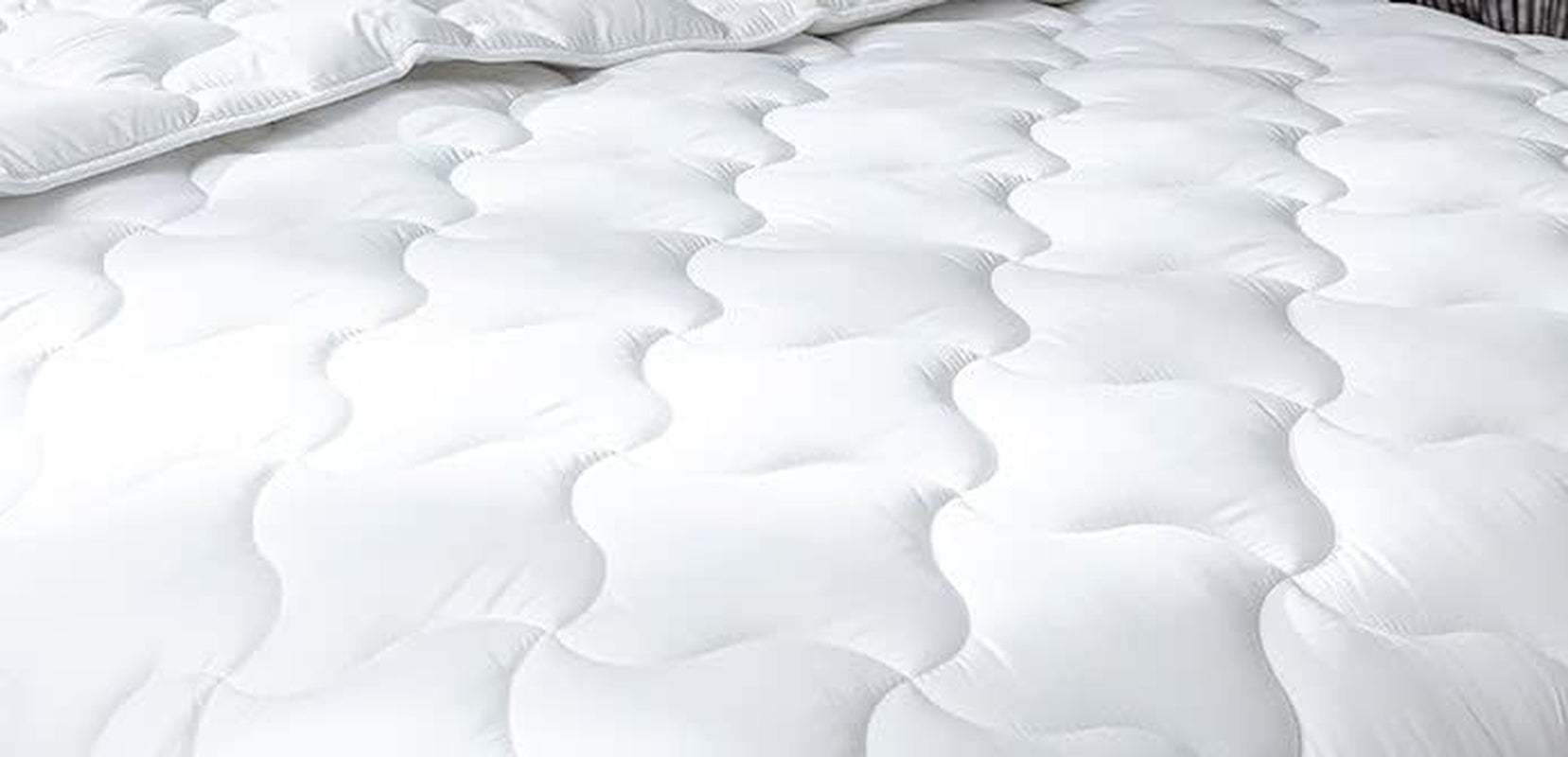 Abeil 15000000325 Almohada, blanco, blanco, 240 X 260 cm Edredones y colchas Naty Shop