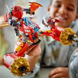 LEGO NINJAGO Robot Jinete de la Tormenta de Kai - Moto voladora de juguete con 3 minifiguras - Robot con cabeza, brazos y piernas móviles - Juguete de construcción - Regalo para niños y niñas a partir de 7 años 71830 Juegos de construcción Besuche den LEGO-Store