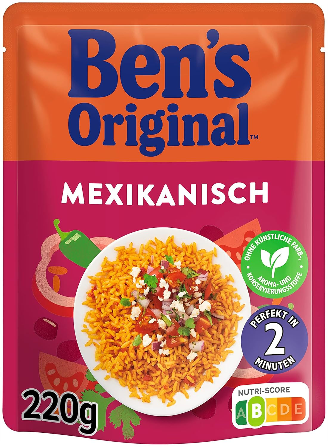 BEN'S ORIGINAL™ arroz mexicano express 6 x 220g