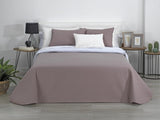 Estoralis | AVA | Colcha boutique reversible | Para todas las estaciones | Color - Blanco/Gris pardo | Para Cama 180 Cm. (270 X 270 Cm. Ancho X Alto) | Edredón acolchado Edredones y colchas Naty Tienda Título predeterminado