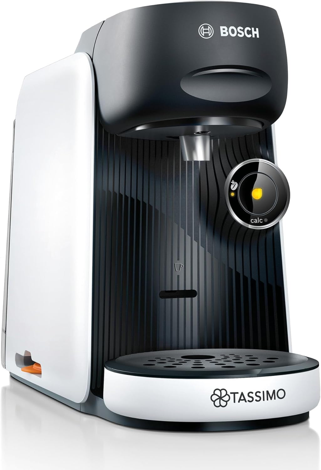 Bosch Tassimo finesse TAS162E Cafetera espresso de cápsulas, 70 bebidas, café más intenso con solo pulsar un botón, apagado automático, sostenible, dosificación perfecta, 1400 W, negro/negro