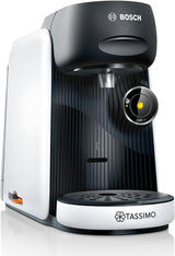 Bosch Tassimo finesse TAS162E Cafetera espresso de cápsulas, 70 bebidas, café más intenso con solo pulsar un botón, apagado automático, sostenible, dosificación perfecta, 1400 W, negro/negro