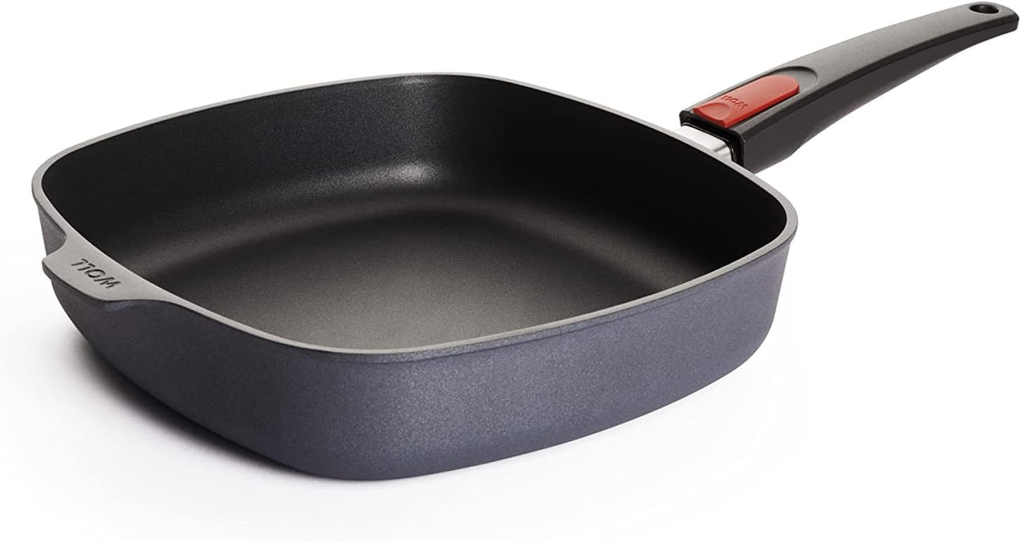 Sartén Woll Diamond Lite Cuadrada, 6 Cm De Altura - Sin Inducción Ollas Y Sartenes Naty Shop 26X26 Cm