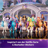 Unicorn Academy AVA y Unicorn Leaf Set - Figuras originales de aproximadamente 12 cm de alto de la popular serie de Netflix Con dos accesorios y cepillos para el cabello Para juegos de rol imaginativos, para niños a partir de 4 años Figuras de acción Naty Shop