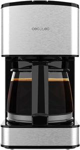Espresso con filtro Cecotec Coffee 66 Drop and Touch, potencia 950 W, 1,5 L, 12 tazas, pantalla táctil, jarra de cristal, temporizador 24 horas, 6 interruptores, filtro de malla reutilizable