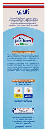 Dr. Oetker Vitalis Less Sweet Crunchy Pure: muesli crujiente con un 30 % menos de azúcar, paquete de 5 (5 x 600 g)