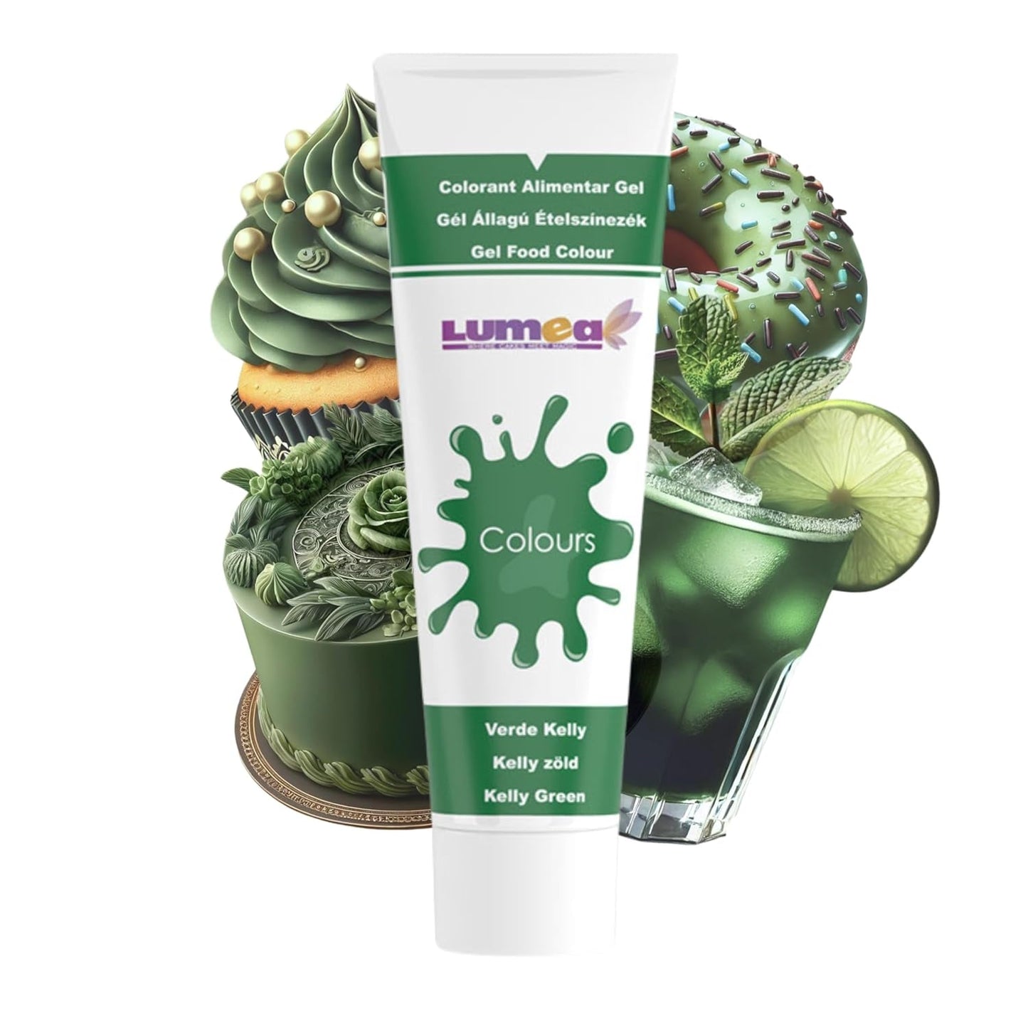 Dekozauber 24 Colorante alimentario rojo, gel, 30 g, vegano, sin azúcar, altamente concentrado, colorante alimentario rojo para fondant, crema de mantequilla, bebidas y más