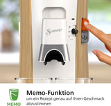 Cafetera espresso con cápsulas PHILIPS Senseo Select - Intensity Plus, con función Memo para 3 especialidades de café, Crema Plus, producto ecológico, alta calidad, blanco sedoso (CSA240/05)