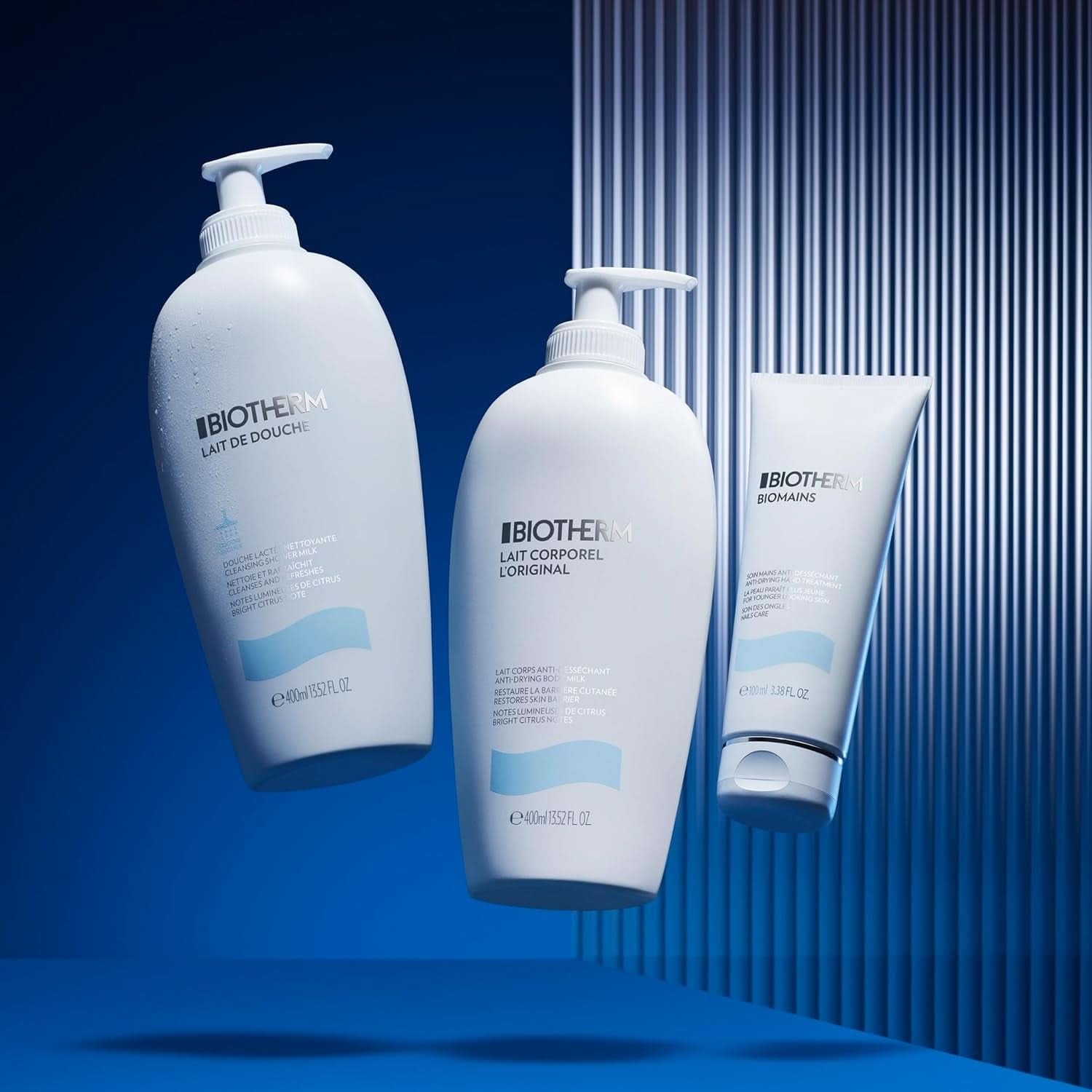 Biotherm, loción de ducha tonificante para una hidratación intensiva y una sensación de suavidad corporal, 400 ml Ducha y baño Naty Shop