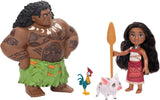 Set de regalo Moana 2 Vaiana y Maui 15cm