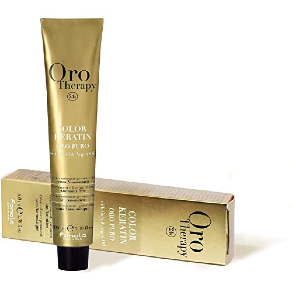 Fanola Oro Therapy Color Keratina 5.0 100ml Tinte Naty Shop 8.31 Rubio claro arena