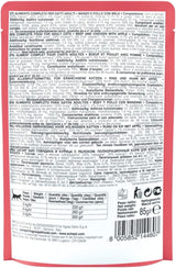 Cat Bio Adult Carne de Res y Pollo con Manzana, Comida Húmeda para Gatos, 16 Sobres x 85g