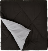 Amazon Basics Funda Nórdica de Microfibra, Utilizable por Ambas Caras, 220 X 240 Cm, Gris/Negro Edredones y Edredones Naty Shop