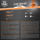 Der-Franz Cápsulas de Café Compatibles con Nespresso, 6 x 10 Cápsulas, Aroma a Caramelo, Tostado Medio