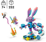 LEGO Dreamzzz Izzie y Bunchurro, el conejito de los videojuegos, juguete para niños mayores de 7 años, juego 2 en 1 con minifigura de héroe y Cyberling para una experiencia de juego imaginativa 71490 Juegos de construcción Besuche den LEGO-Store