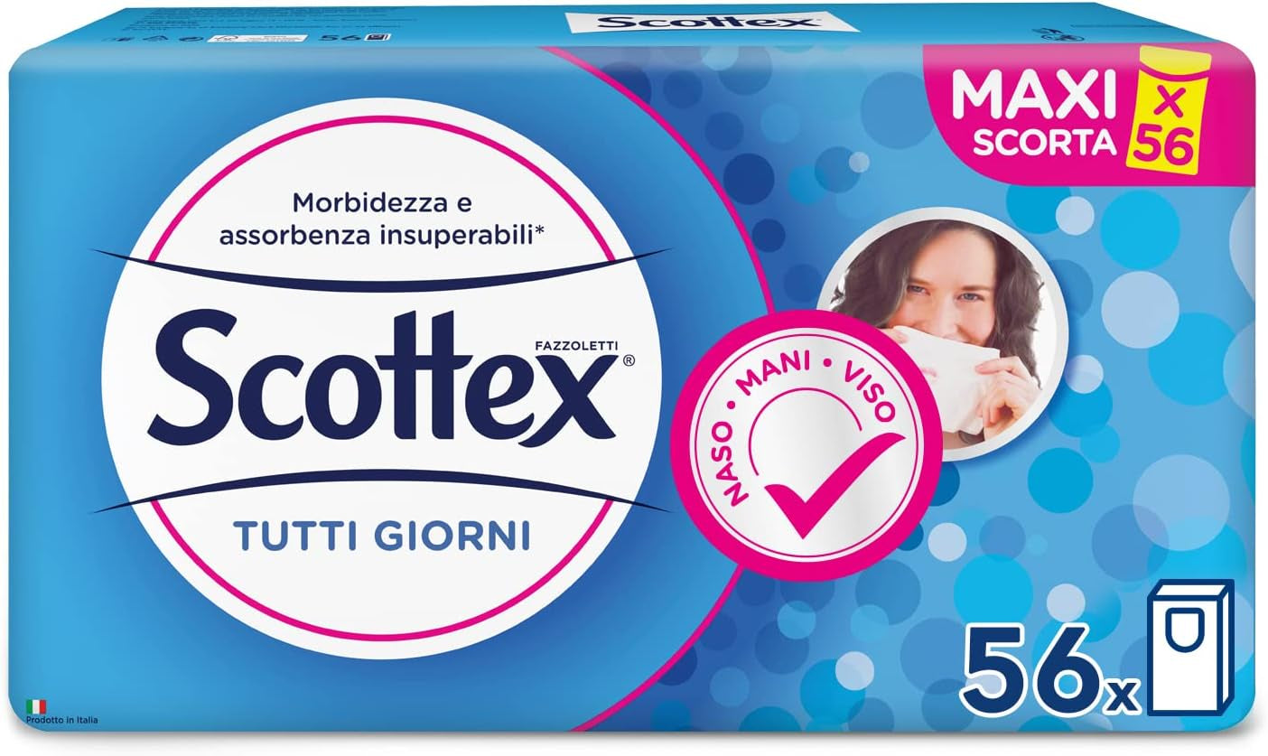 Servilletas para todos los días, 1 paquete con 56 paquetes.