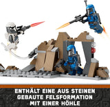 LEGO Star Wars: Emboscada mandaloriana en Mandalore Battle Pack, juguete de construcción de aventuras para niños, set de acción coleccionable, idea de regalo para niños y niñas 75373 Juegos de construcción Besuche den LEGO-Store