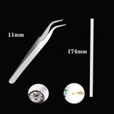 Kit de 10 cajas de diamantes de imitación para uñas, accesorios multifuncionales con 1 pinza, diamantes decorativos, cristales, perlas, gemas, coloridos, mixtos, ojos de caballo, piedras metálicas, para decoración de uñas DIY