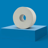 Amazoncommercial Papel higiénico Mini Jumbo, sin perfume, 2 capas, 6684 piezas, 1 paquete de 12 rollos, 557 hojas por rollo, tamaño de hoja: 30,5 x 9 cm, blanco, compatible con dispensadores T2