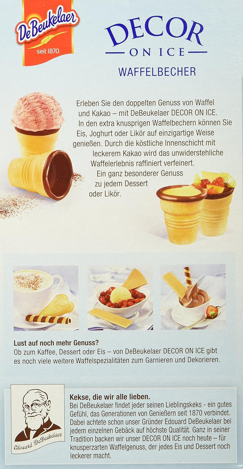 Debeukelaer Decor on Ice - Paquetes de gofres, paquete de 12 (12 x 60 g)