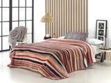 Manta Estampada, Gran Volumen, 100% Poliéster, 450 G/M², Suave, Para Otoño/Invierno, Diseño Harmony N10, 170 X 240 Cm, Para Camas De 90/105 Cm, Gris Naty Shop Edredones Y Edredones Rosa 260X240Cm - Cama 160/180Cm