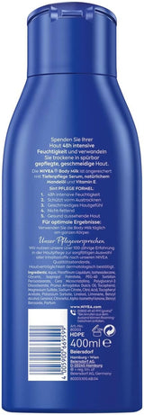 NIVEA Rich Body Milk, crema corporal nutritiva intensiva con aceite de almendras, 400 ml Ducha y baño Naty Shop