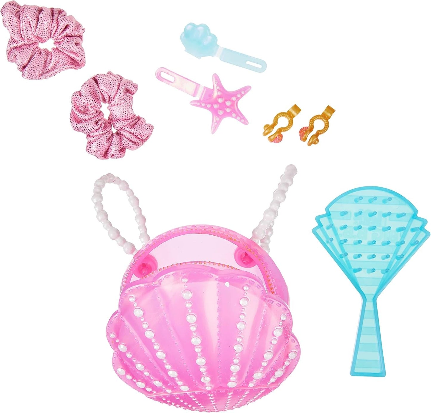 JAJAJA. ¡Sorpresa! Big Baby Hair Hair Hair – SPLASH QUEEN – 27,94 cm große Puppe mit 14 Überraschungen, Accessoires zum Teilen und echten Haaren – Für Kinder und Sammler ab 4 Jahren