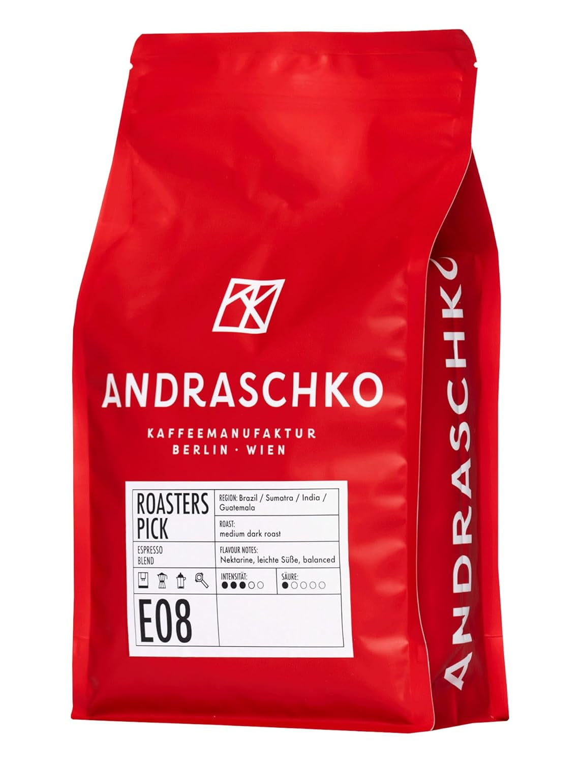 Roasters Pick Espresso Blend - 100% Arábica, ganze Bohne - vielschichtige Röstung - frisch in Berlin geröstet - 500g