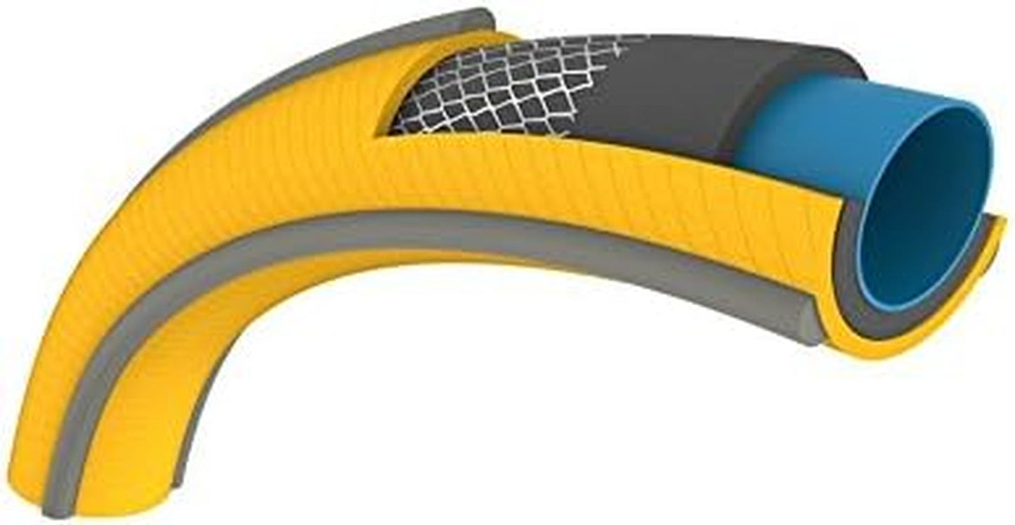 HOZELOCK - Manguera Tricoflex Ultraflex Ø 12,5 mm (1/2") 20 M: Manguera de jardín flexible, resistente a la intemperie, resistente a torceduras y dobleces, fabricada con un 40% de PVC reciclado [117002], amarilla