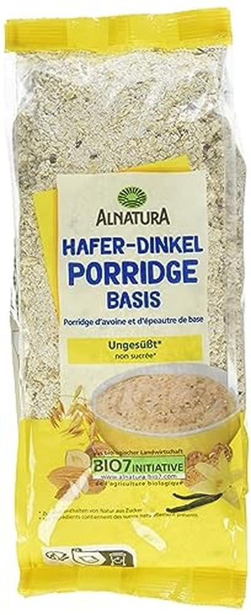 Base de papilla ecológica de avena y espelta, 500g