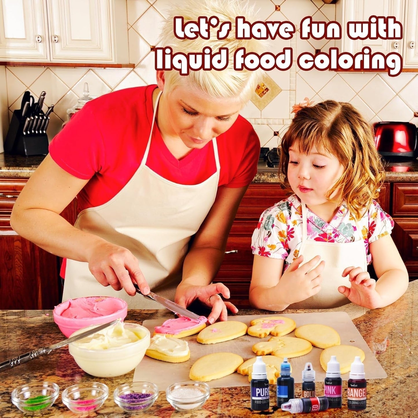 Colorante alimentario - Colorante alimentario líquido altamente concentrado para pasteles, repostería, huevos de Pascua, bebidas - Colorante alimentario sin azúcar para fondant, glaseado, baba y decoración de pasteles (Red Velvet, 236ml)