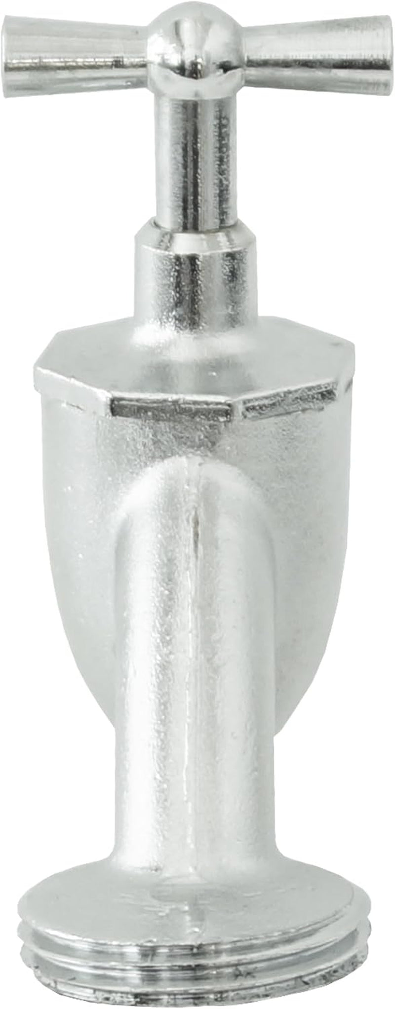 Grifo con cuernos - Rosca macho de 20,95 mm (1/2 pulgada) - Incluye conexión para manguera - Latón de alta calidad - Ideal como grifo para exteriores/grifo de barril de lluvia/grifo/válvula de cierre/FLOR92590