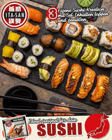 ITA-SAN Sushi Set (set completo de 9 piezas, ideal para principiantes, para prueba o regalo) 1 paquete