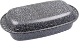 C|H|G Brotback- Und Bratenform Mit Deckel "Granito", Skandia Xtreme Plus: 4-Fach Antihaftbeschichtung in Granitoptik, 37 X 20 X 7 Cm, Made in Germany Moldes y bandejas para repostería Naty Shop
